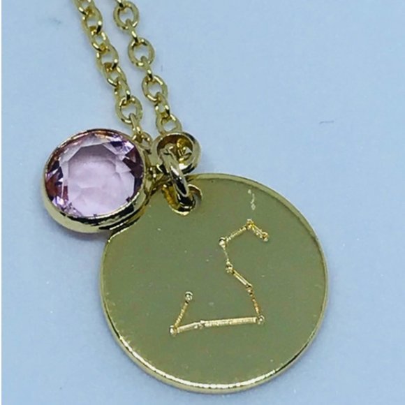 Leo Astrological Necklace- Zodiac Fire Sign - Picture 2 of 2